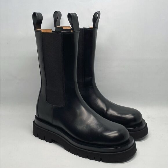 Bottega Veneta Lug Sole Leather Chelsea Boots size 40 - Picture 3 of 16